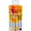 Ecoline Brush Pen Set di 5 penne liquide ad acquerello - Giallo - Pennarelli s