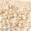 TOAOB THE ONE AND ONLY BABY TOAOB 100 Pezzi Perline in Legno Naturale 10mm Rotonde Perle Grezzo per B