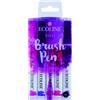 Talens Ecoline 5 brush pens Violet