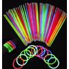Kmruazre Pacco di 100 Barre Luminose per Party Braccialetti Fluorescenti Lu