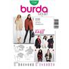 Burda B7700 - Cartamodello per Realizzare Giacca da Donna Taglie Varie 19 x