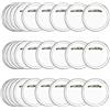 Srcasy 30 Pezzi Spille Fai da Te Basi Vuoto Spille Pins Distintivo Rotondo Spille