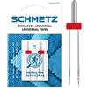 SCHMETZ 2 Aghi per macchine da cucire Universale gemello 130/705 H ZWI 4