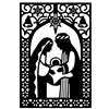 Ideen mit Herz Fustella Sacra famiglia 9,5 cm x 14 cm
