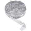 POFET Nastro con strass acrilici da 2 cm 4 file 9,1 m per torte nuz BDWXO