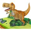 MOKIO® Biglietto Auguri Pop-Up Dinosauro T-Rex Biglietto regalo Dino 3D per