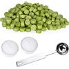 Hexint Set di perline di ceralacca con perline di cera ottagonale con 1 cucchiaio di