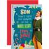 Hallmark Biglietto di Natale per figlio Funny Warner Bros Elf Design