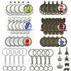 Allazone 30 Pz Gufo Ciondolo Vassoi Pendenti Metallo DIY Craft Gioielli Ve