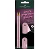 Faber-Castell 218480 - Set di matite Sparkle con temperino gomma e 2 mat