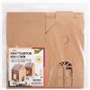 folia 973 Casetta in cartone kraft fai da te per 6 case (misura circa 11 x 1