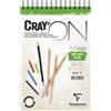 Clairefontaine 975031C - Blocco spiralato di carta da disegno Cray'on 50 f