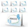KAÏDENSÏ Segnaposto Battesimo Bimbo Elegante - 40 Segna Posto Battesimo Bambino - D