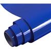 Hode Carta Adesiva per Mobili Blu Brillantini 40cmX3m Pellicola Adesiva per M