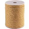 PH PandaHall 17m Cordino Decorativo Intrecciato 5mm Corda Nylon Intrecciato F