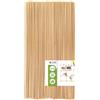 MCE-Commerce Bastoncini in legno di faggio naturale diametro 4 mm lunghezza 50 cm 100 pe