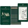 Faber-Castell 119064 Castell 9000 Set di 12 Matite Gradazioni da 8B a 2H Mat