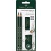Faber-Castell 119398 Matite 9000 Set di 4 Gradazioni 2B 4B Scatola Tempe