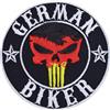 EXPRESS-STICKEREI Toppa termoadesiva German Biker per motociclisti da stirare bandiera ted