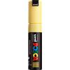 Uni-Ball POSCA 182606 - Marcatore POSCA con punta larga a cuneo giallo paglier