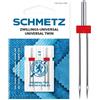 SCHMETZ 2 Aghi per macchine da cucire Universale gemello 130/705 H ZWI 3