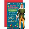Hallmark Biglietto di Natale Fun Warner Bros 'Elf Culture' Elf Design