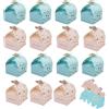 Fayemint 30 Pezzi Scatole di Carta Traforata Scatoline Bomboniere a Motivo Farfalle S