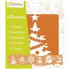 Avenue Mandarine 42455MD - Kit di 6 stencils 15,4x22,3 cm con istruzioni i
