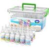 Desire Deluxe Tie Dye Kit Set da 18 Colori Inchiostro per Tessuti P