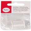 Rayher Filo Infilaperle P.Rocailles-Delica Bianco Neve 0,27 Mm Rocchetto 50