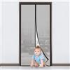 MYCARBON Zanzariera Magnetica 90x200cm Zanzariera Porta Finestra a Calamita R