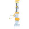neoLab Line PTFE - Dispenser per bottiglie con valvola di dosaggio posteriore, NeoSpenser Plus, 1-10 ml, colore: Giallo/Bianco