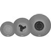 Airflow® iCON 60 Copertura Ventilatore in Elegante Ultimate Grey - Perfetta per Arredi di Pregio - Compatibile con Estrattore d'Aria iCON 60