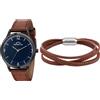 Chronostar OROLOGIO UOMO CHRONOSTAR E BRACCIALE CHIUSURA MAGNETE, CASSA 39mm QUADRANTE BLU