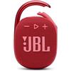 JBL CLIP 4 DIFFUSORE BLUETOOTH PORTATILE 4.2W WATERPROOF IP67 RED