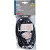 Lampa Coppia Corde Elastiche Ø 8mm 100 cm per Fissaggio Bagagli Esterno Auto - C60201