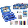 CERDÁ LIFE'S LITTLE MOMENTS Set di cancelleria colorata scatola Paw Patrol - Astuccio scuola per bambini con matite colorate, pennarelli e accessori decorati con i personaggi preferiti della Paw Patrol, Valigetta Paw Patrol