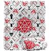 LOGOVISION Coperta super morbida al tatto con motivo DUNGEONS & DRAGONS D20, 152 x 127 cm