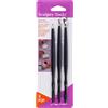Sculpey Polyform PRODEC-Set di 3 Utensili per Pasta modellabile Metallo Nero 24 x 8