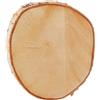 Rayher disco in legno di pioppo naturale circolare diametro 25-28cm spess