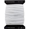 Lumonic Elastico piatto 10m x 5mm Bianco - Laccio di gomma a prova di b
