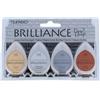 Tsukineko Brilliance Dew Drop Pigment Ink Pad 4pc Set-Planetarium Mu