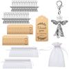 DAHI 90 Pcs Portachiavi Angelo Set Ciondoli Angelo Con Sacchetto In Organza C