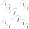 My-Bead 5 paia Monachelle basi per orecchini con pallina 18mm Argento 925 s