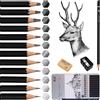 Surcotto Set di matite set da 12 matites da disegno 14B 12B 10B 8B 6B 4B 2B