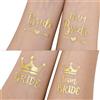 Konsait 20 Pezzi Gadget Addio al Nubilato per Amiche Sposa Temporary Tattoos
