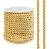 LTHERMELK 25m Corda Intrecciata in Nylon Cordino Decorativo Intrecciato da 5 mm 3 Str