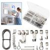 DazSpirit 250 Pezzi argento ganci per appendere quadri Kit per appendere qu