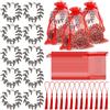 UMILKI 30 pz Sacchetti Confetti Laurea Corona Alloro In Acciaio Inox Nappe Bo