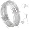PH PandaHall 10m Filo Alluminio per Bigiotteria 0.8mm Filo Metallico per I